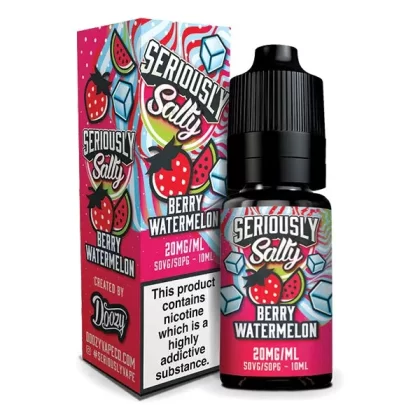 Seriously Salty Berry Watermelon Nic Salt E-Liquid - Nicotine Strength#10mg>20mg