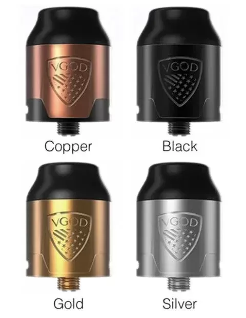 VGOD Elite RDA - Colour#Black>Copper>Gold (137A26)