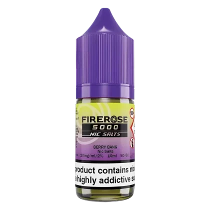 Berry Bang Elux Firerose 5000 Nic Salt Vape Juice