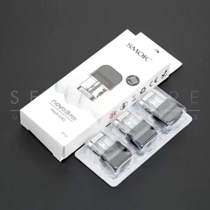 SMOK Novo 3 0.8ohm Mesh Replacement Pods – 3 Pack