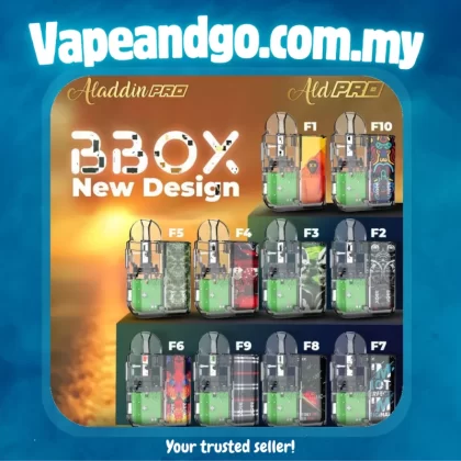 Aladdin BBox Device 650mAh Built-In Battery (New Design 2025) Akta 852 Registered By Aladdin Pro - Vapeandgo Com My
