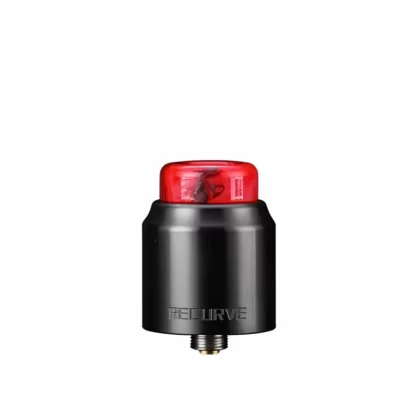 Recurve Dual RDA 24mm Postless Squonk RDA by Mike Vapes - Black, Vape Product