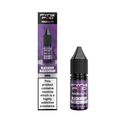 Blackberry Blackcurrant Nic Salt E-Liquid by Pyne Pod - 5 mg - Low Strength