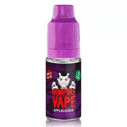 Applelicious By Vampire Vape 10ml - Nicotine Strength#12mg>6mg (494088)