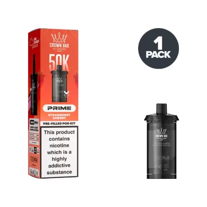 Strawberry Cherry Al Fakher Hypermax Prime 50K Refill Pack
