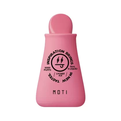 MOTI BEAKER 5000 Disposable Vape 5000 Puffs - Flavor#Lychee Ice>Lush Ice>Peach Lemon>Lemon Ice Cream>Cola Fizz>Spearmint>Kiwi Guava>Aloe Grape>Blue Razz Ice>Citric Berries