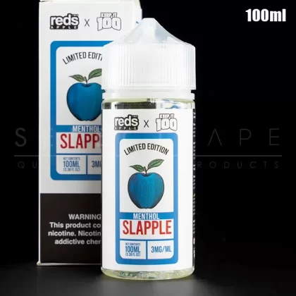 7Daze Reds x Keep it 100 – Slapple Menthol Eliquid 100ml