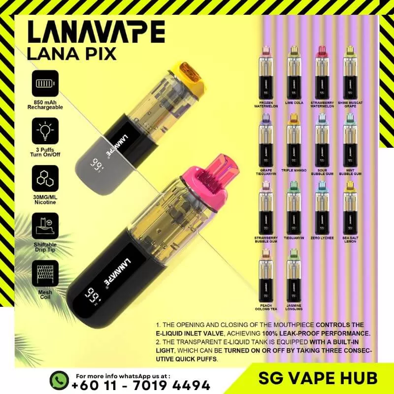 LANA PIX 20,000 Puffs - Tie Guan Yin - Image 2