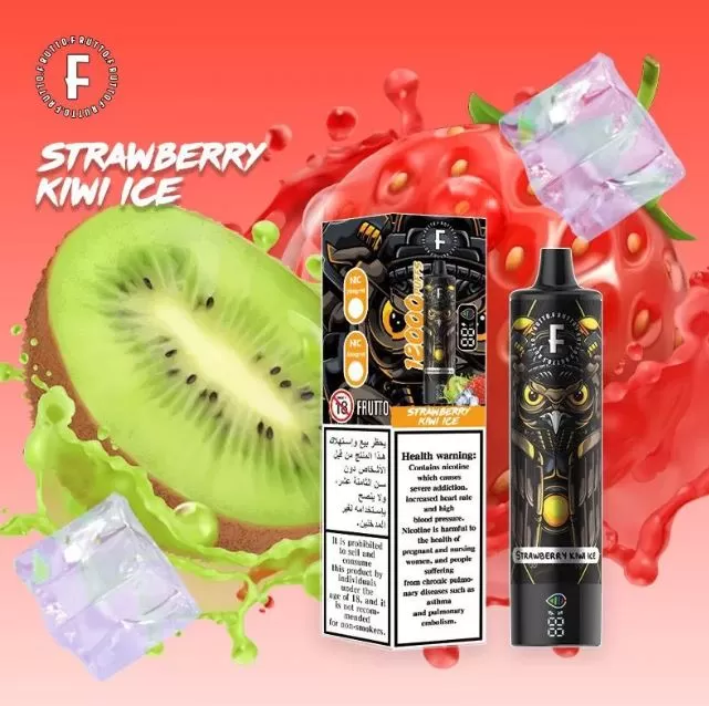 FRUTTO Disposable Vape (18000 Puffs) - 50 mg / Strawberry Kiwi Ice - Image 2