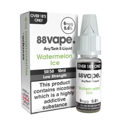 Watermelon Ice E-Liquid Anytank Series by 88vape (10ml)