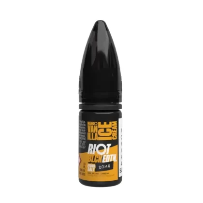 Mango Vanilla Ice Cream E-Liquid Black Edition by Riot Squad (10ml)