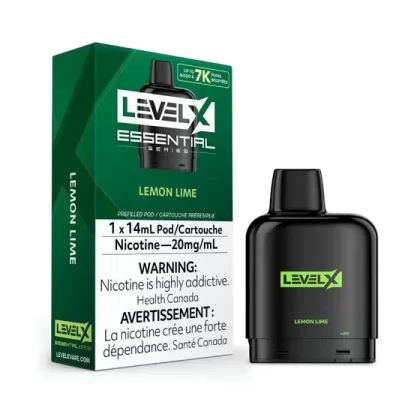 Level X Essential Series – Lemon Lime – Flavour Beast Pods - Eliquidsupply