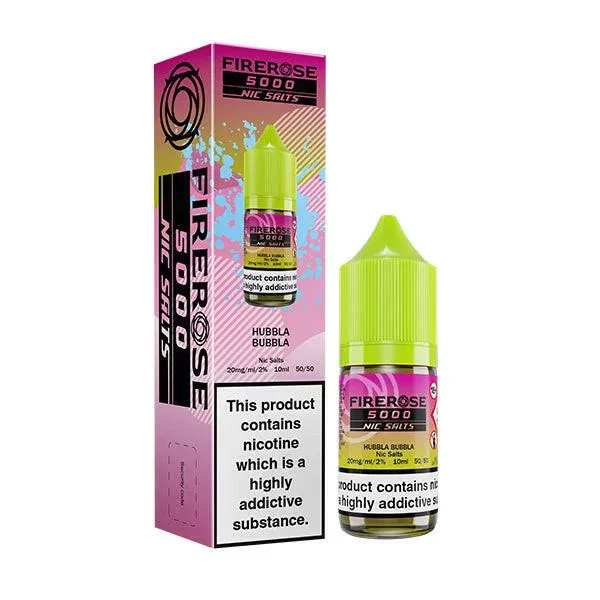 Firerose 5000 Hubbla Bubbla Nic Salt by Elux