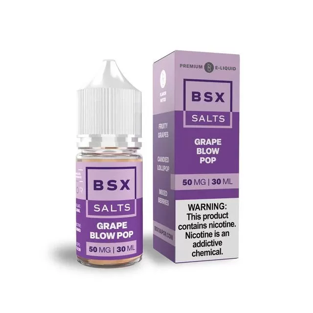 BSX TFN Salt Nic Premium E-Liquid 30ml - Strawnana Ice / 50mg - Image 2
