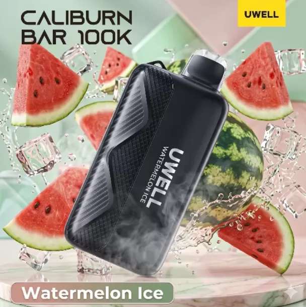 Uwell Caliburn Bar Rechargeable Disposable Vape 100K - Mango Ice / 20mg - Image 2