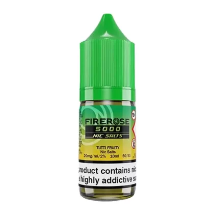 Firerose 5000 Tutti fruity Nic Salt Vape Juice - Strength 10mg
