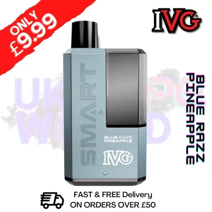 Blue Razz Pineapple IVG 5500 Smart Disposable Kit – ONLY £9.99