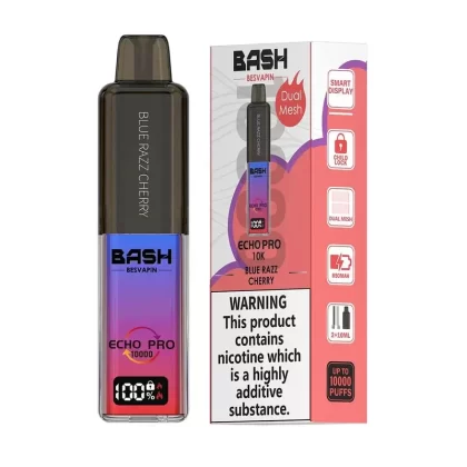 Blue Razz Cherry Bash Vape Echo Pro 10K Prefilled Pod Kit