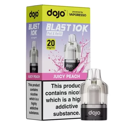 Dojo Blast 10K Juicy Peach Prefilled Pods - 20mg