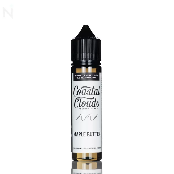 Coastal Clouds E-Liquid - Maple Butter - 60ml - 6mg - Image 2