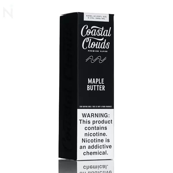 Coastal Clouds E-Liquid - Maple Butter - 60ml - 6mg - Image 3