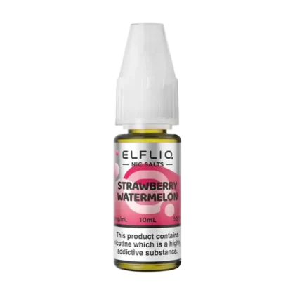 Strawberry Watermelon Elfliq Nic Salt by Elfbar - 10ml - 20mg - Vape Product (7CADF9)