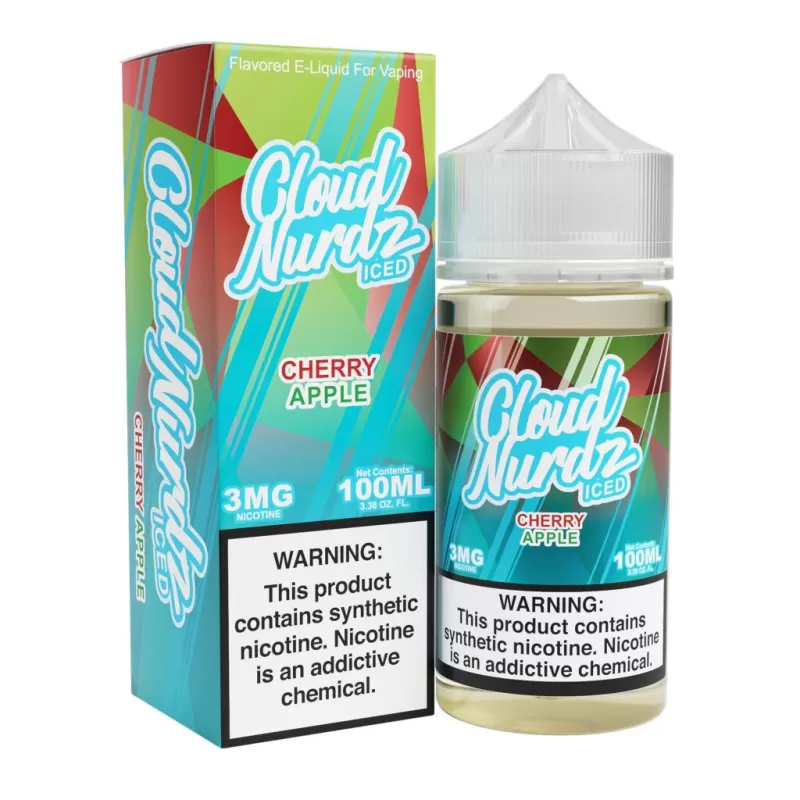 Cloud Nurdz Iced Cherry Apple eJuice - Vape Product