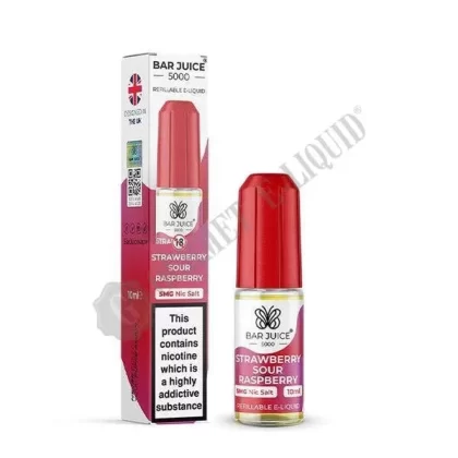 Strawberry Sour Raspberry by Bar Juice 5000 - Size#10ml~Nicotine Strength#5mg>10mg>20mg