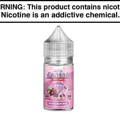 GRAPE MENTHOL BY THE FINEST SALT NIC 30ML - Vapejuice