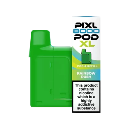 Rainbow Rush Pixl 8000 Refill Pack - 20 mg - Vape Product (1330FD)