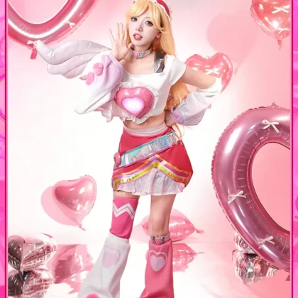 Heartseeker Lady of Light Valentines Day Lux Cosplay Costume - Valentine's Day Romance Theme Outfit