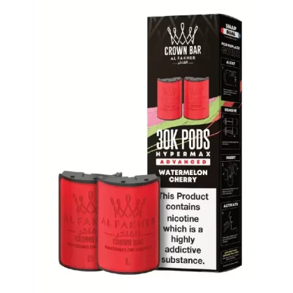 Al Fakher 30k Hypermax Prefilled Pods Watermelon Cherry - Strength#20mg (C12D9F) (C12D9F)