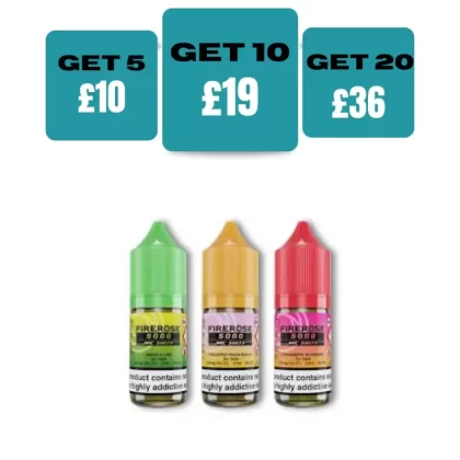 Firerose 5000 Nic Salt 10ml E-liquids - Cherry Cola / 20mg