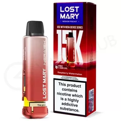 Raspberry Watermelon Lost Mary Nera15K Refill Pack - Ecigpremium