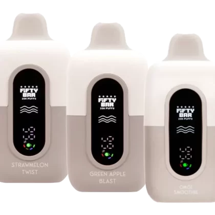 Fifty Bar 20K White Series Sampler - Customer Group#Consumer~Nicotine#50mg~Size#3 Pack (26C5FD) (26C5FD)