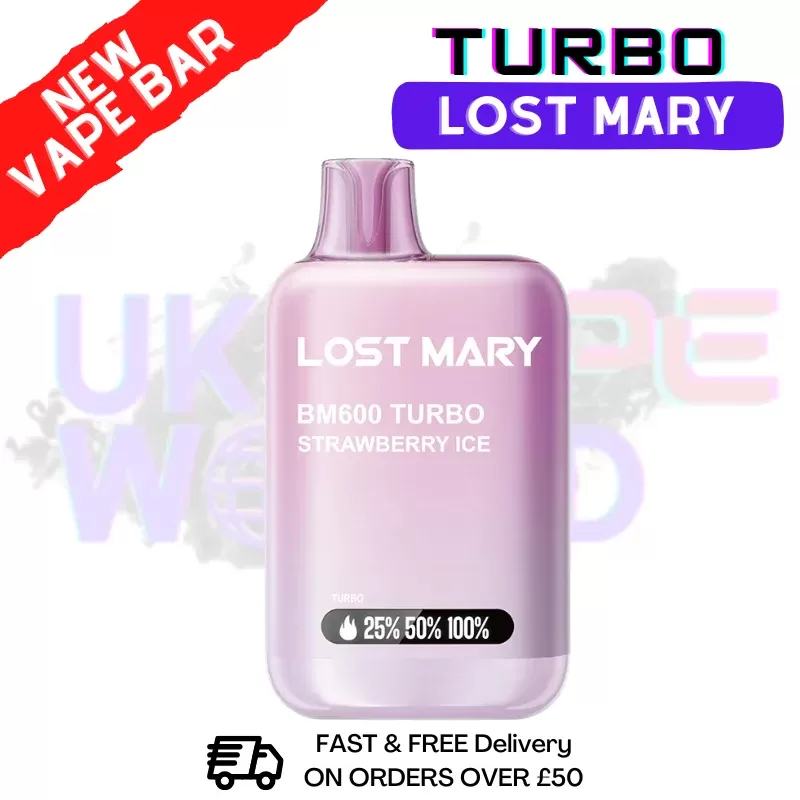 Lost Mary BM600 Turbo Strawberry ICE | ONLY £3.99