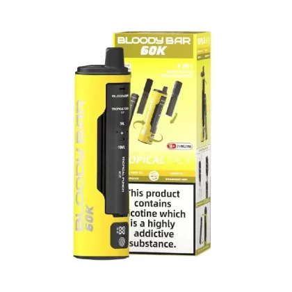 Bloody Bar 60K Prefilled Pod Kit Tropical Pack - Nicotine Strength#20mg (8D3CB7)