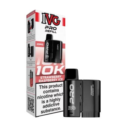 Strawberry Raspberry Ice IVG Pro 12 Refill Pack - Vapeshop Co