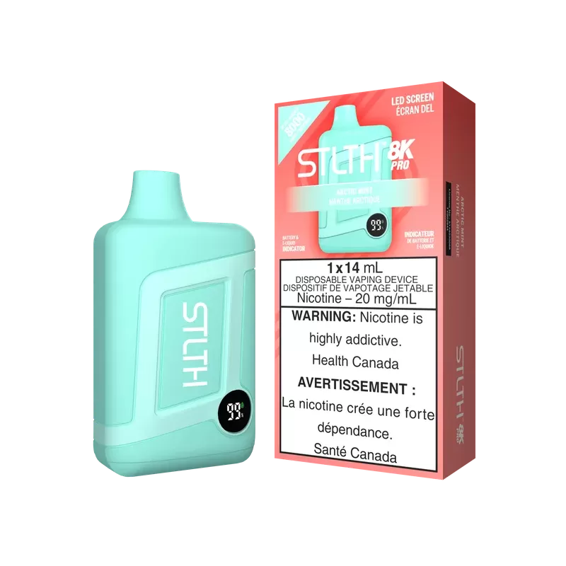 STLTH BOX 8K PRO DISPOSABLE – ARCTIC MINT