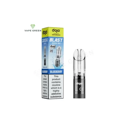 Blueberry Prefilled Pod by Vaporesso Dojo Blast 2000 Go