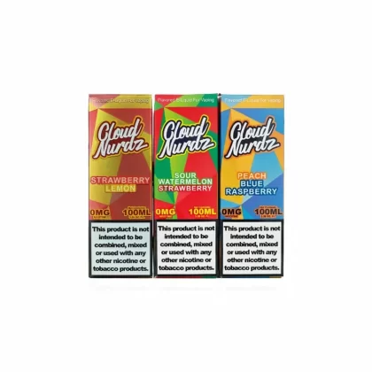 Cloud Nurdz No Nicotine E-Liquid 100ml