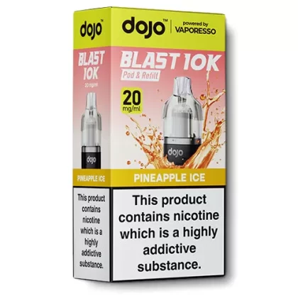 Pineapple Ice Pod & Refill by Dojo Blast 10k - 10 mg/ml, 20 mg/ml