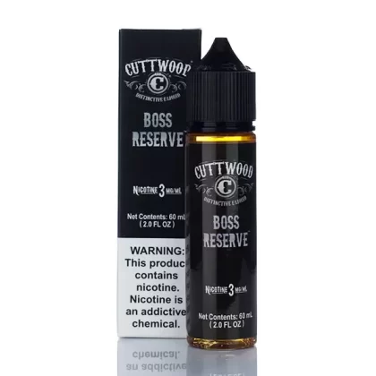 Cuttwood Classic E-Liquid - Boss Reserve - 60ml - 3mg
