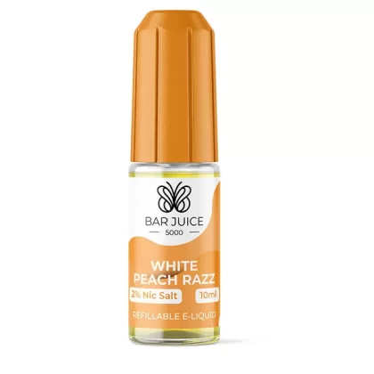 Bar Juice 5000 White Peach Razz Nic Salt E-Liquid - Vape Product, Vape Product