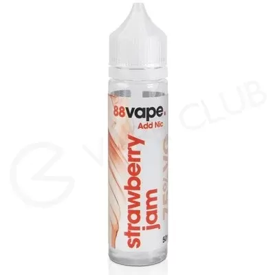 Strawberry Jam Shortfill E-liquid by 88Vape 50ml