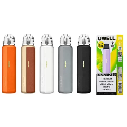 Uwell Caliburn G5 Lite SE Vape Kit - Orange Leather