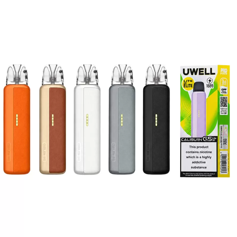 Uwell Caliburn G5 Lite SE Vape Kit - Orange Leather