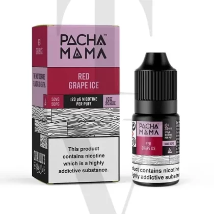 PACHA MAMA RED GRAPE ICE NIC SALT E-LIQUID - Nicotine Strength#10MG (1%)>20MG (2%)