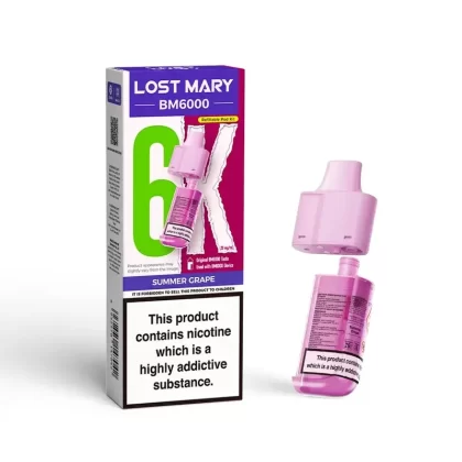 Lost Mary BM6000 Prefilled Pod Summer Grape - Ecigpremium