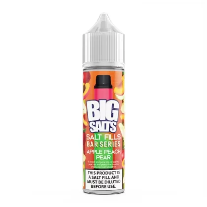 Big Salts Apple Peach Pear – 60ml Salt Fills E Liquid - Vapourdays Co